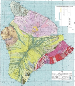 Geologic map of the State of Hawai'i [Plate 8: Geologic map of the island of Hawai'i [scale 1:250,000]]